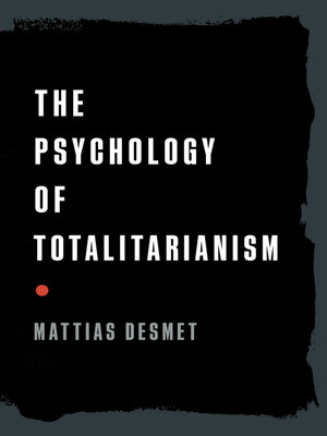 cover image of The Psychology of Totalitarianism